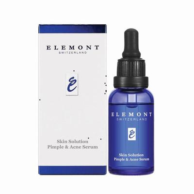 Elemont Skin Solution Сыворотка от прыщей и акне (Акне, Эксфолиант, Сужение пор, Удаление черных точек, Контроль жирности) (E30Ml) E801