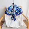 Korean Japanese Sweet Floral Square Scarf Women Summer Decorative Neck Scarf