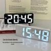 Color Screen LED Dual-Use Alarm Clock with Voice Control & Temperature Display