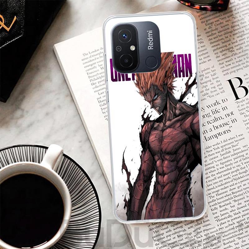 Чехол-обложка One P-Punch-Man Garou для Xiaomi Redmi 14C 13 13C 12 12C 10 10C 9 9C 9T 9A Чехол для телефона 10A 8A 8 7A 7 6A 6 Pro K70 K60 K40 1