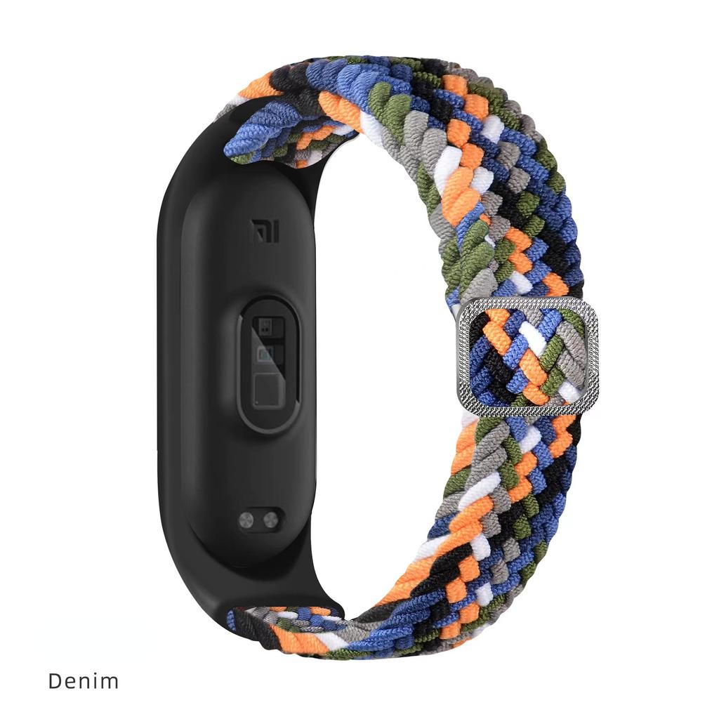 NEW Nylon Loop For Xiaomi Mi Band 7 Nfc Smartwatch Wristband Sports Miband7 Correa Replacement Bracelet Smart Band 6 5 4 3 Strap