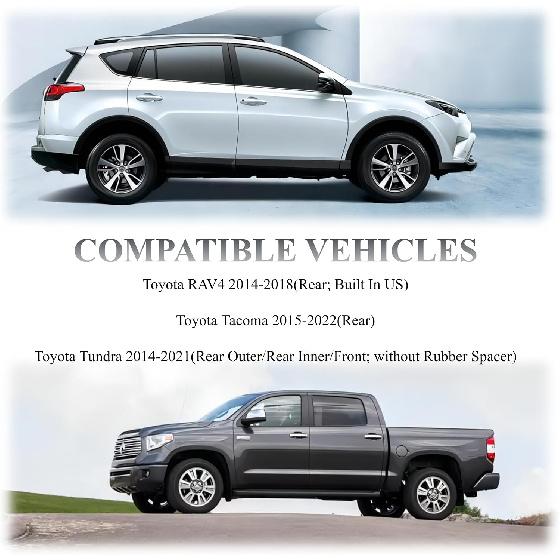 PANNUOSCS Backup Sensor Parking Assist Sensor 893410C010 for Toyota 4PCS | Compatible with Toyota 2014-2018 RAV4 2014-2021 Tundra 2015-2022 Tacoma