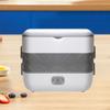 Electric Lunch Box EU Adapter Double Layer for Travel Office School