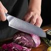 Damascus Steel Kitchen Knives Sharp Chefs Cleaver Sashimi Santoku Slicing Nakiri Paring Boning Paring Utility Knife Resin Handle