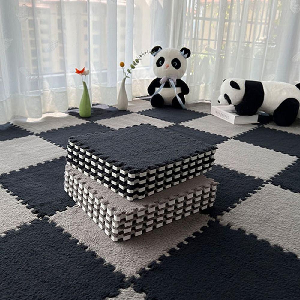 Gift Home Foam Plush Patchwork Floor Mat Baby Play Mat Exercise Children Carpet Bebe Mattress