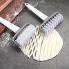 Turning Smooth Baking Tool Cookie Cake Net Dough Roller Cutter Pizza Dough Roller Cutter For Restaurant