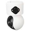 Security Camera Dual Lens HD Night Vision 2 Way Intercom Smart Indoor Camera 100‑240V EU Plug