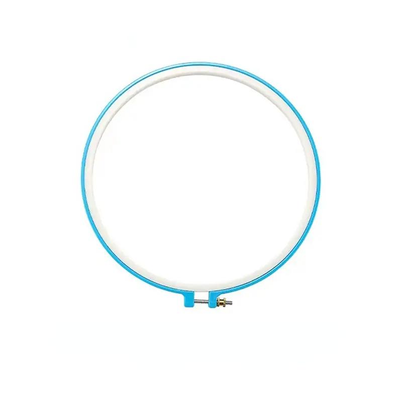 1 шт., пластиковые удобные пяльцы для машинной вышивки крестом, кольцо, бамбуковая рамка, пяльцы для вышивания, круглые инструменты для рукоделия