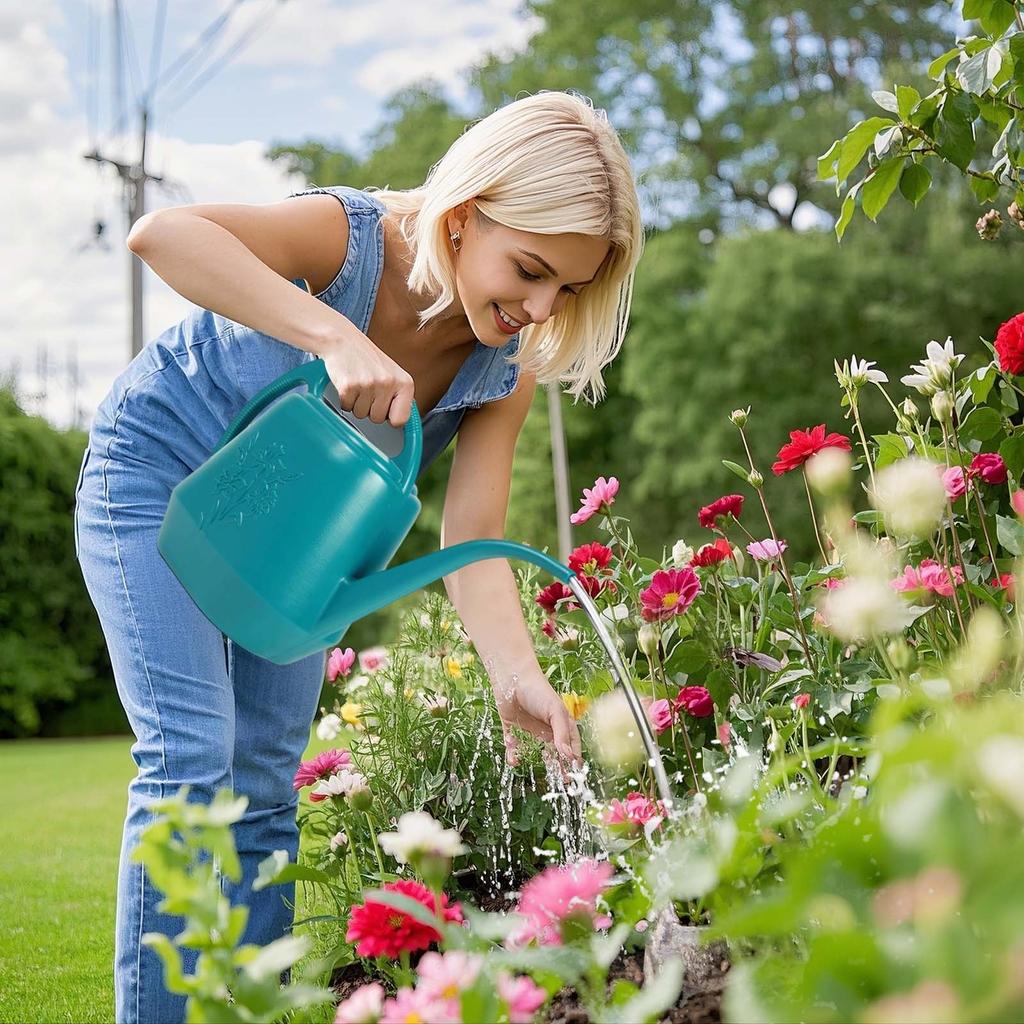 Лейка для комнатных растений, садовые лейки для уличных растений, комнатные цветы, современная лейка для растений, большой длинный носик