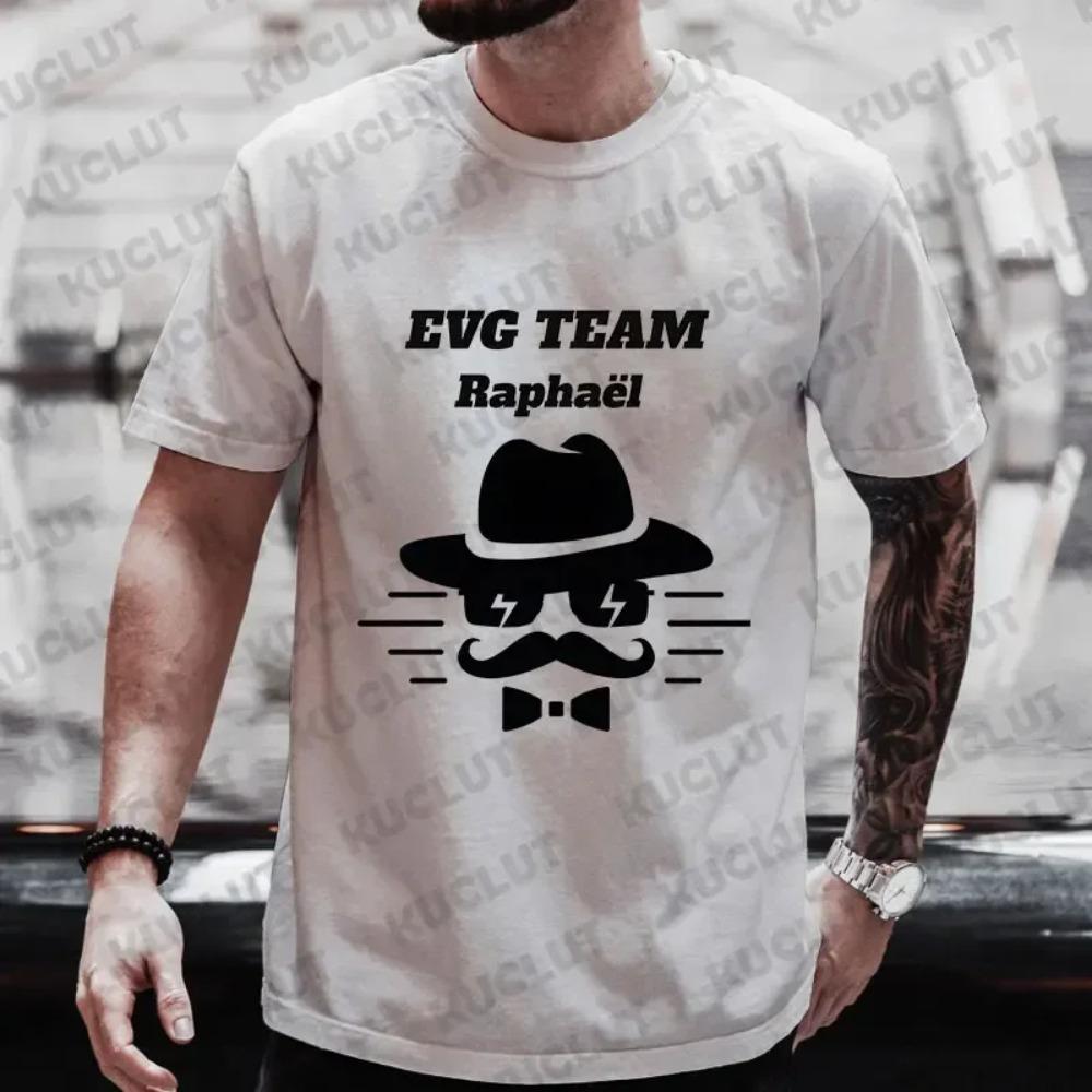 Футболка для французского будущего EVG Team Groom Squad Футболка Мужская одиночная прощальные футболки для мальчишника Графические свадебные топы Y2k