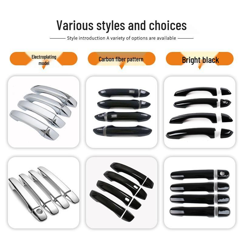 Устойчивая к царапинам ручка двери и декоративная накладка на нишу для 18-24 Lexus ES, XZ, UX, LS