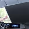 1set Automatic Telescopic Thermal Insulation Curtain Car Automatic Retractable Sun Shade