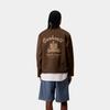 Carhartt WIP Куртка-модуль гонщика с вышивкой узора на спине, воротник на молнии, длинный рукав, мужские куртки I034517-2X0-01