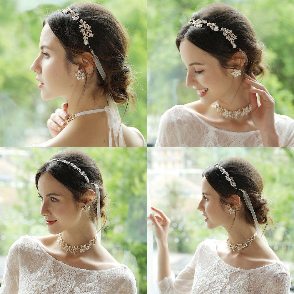 Женский головной убор свадебная повязка на голову украшения для волос горный хрусталь цветок повязка на голову свадебная повязка на голову с цветком