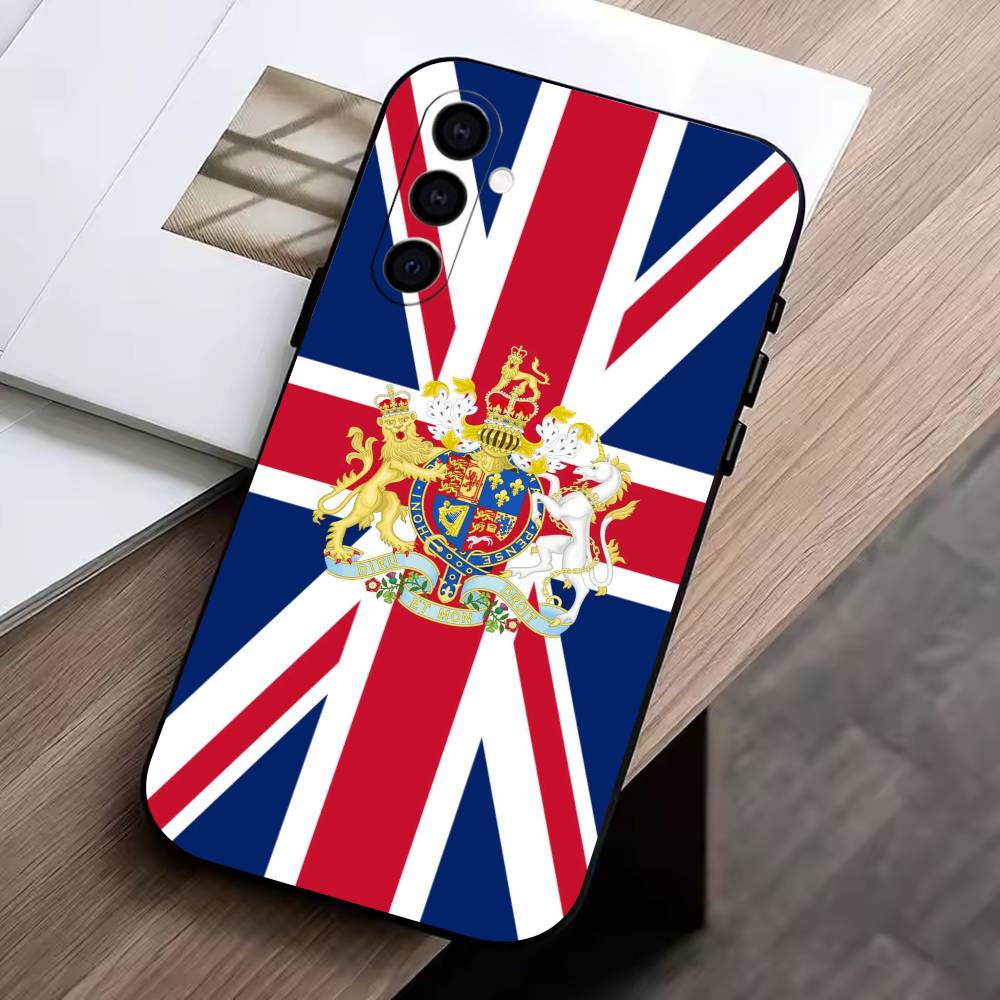 The American flag Phone Case Black Silicone Soft For Samsung Galaxy A73,A72,A71,A70,A53,A52,A51