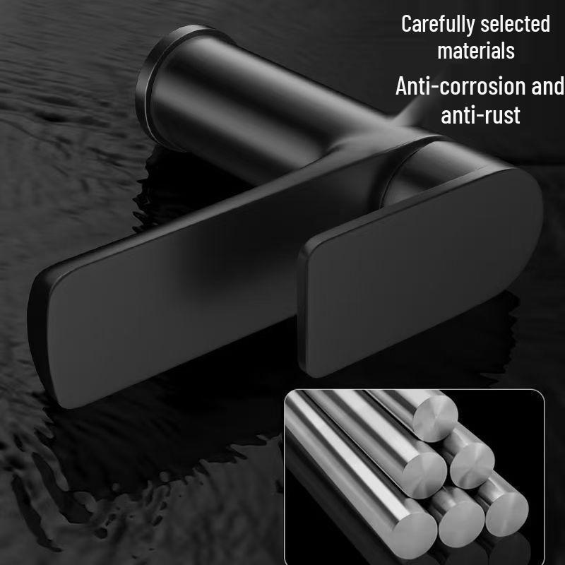 Смеситель для ванной комнаты из нержавеющей стали для горячей и холодной воды