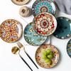 5-7-inch Bone Plate Creative Hand Painted Underglaze Colored Ceramic Dishes Cold Dish Fruit Dim Sum Plate Snack Household Dishes