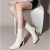 Fashion Ladies Shoes 2024 High Quality Ankle Women's Boots Fashion Back Zipper Modern Boots Women New Solid Shoes for Womenzapatos Mujer