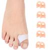5 Pairs Gel Toe Spacers Big Toe Separators for Bunion Overlapping Toes Hammer Toe Straightener Toe Spreaders for Toe Relaxation