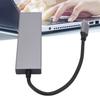 USB C Хаб 5 в 1 Многопортовый адаптер 4K Потрясающий дисплей Док-станция Type C для ноутбуков планшетов Серый алюминиевый сплав