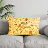 Домашний декор Веселая наволочка на тему Хэллоуина Подходит для дивана, спальни, автомобиля Наволочка для подушки Подушка Прямоугольная Подушка для спины