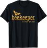 Funny Bee Hive Honey Lover Beekeeper Unisex T-Shirt