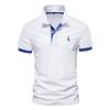 Deer Embroidered Polo Shirt Short Sleeve Judy Mesh Lapel Men's T-Shirt Plenty