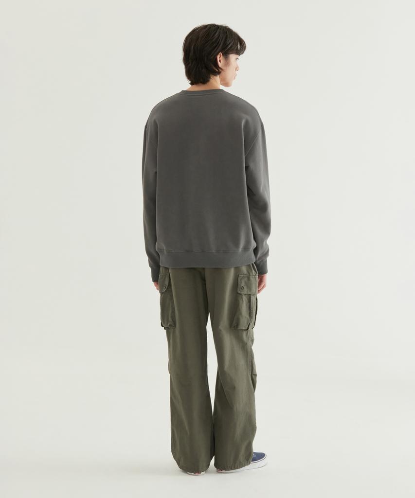 COVERNAT Flower Graphic Sweatshirt Charcoal
