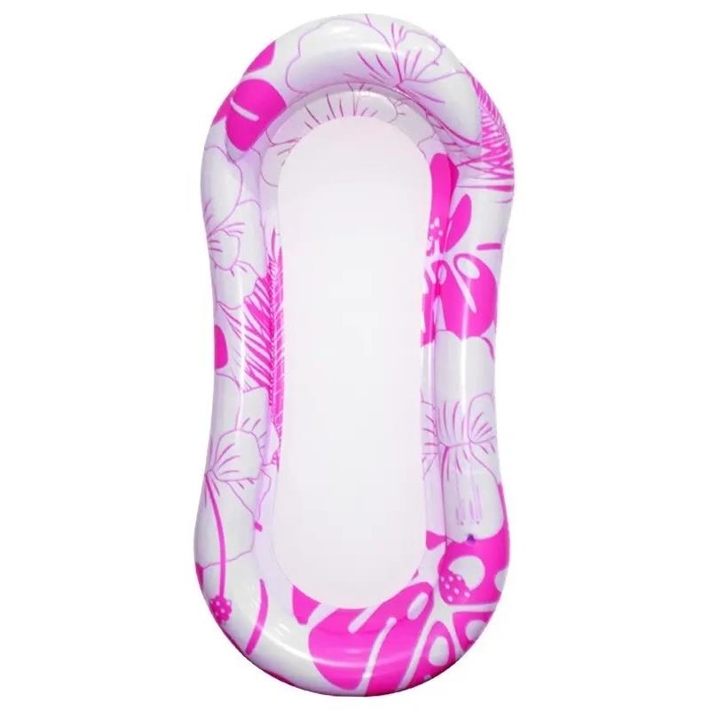 Inflatable Water Lounger with Mesh for Swimming
