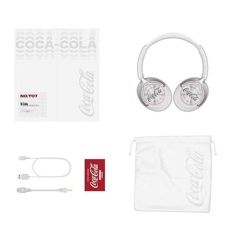 Coca-Cola T07 ANC Noise-Cancelling Bluetooth Headphones