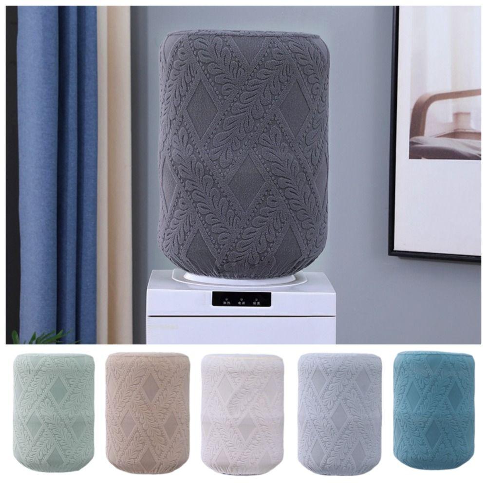 Solid Color Water Dispenser Cover Removable Barrel Dust Cover Simple Bucket Sleeve Home Decor