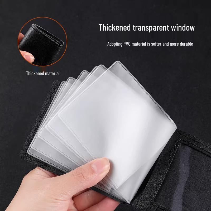 Men's 2024 New Model Leather Driver's License and Vehicle Document Holder with Protective Cover