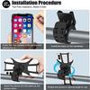 Bike Phone Holder Bicycle Mobile Holder Mount Bicycle Phone Mobile Silicone Holder Motorcycle Shockproof For iPhone Samsung