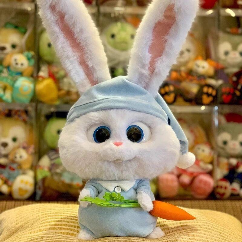 Boss Bunny: Long-Eared Plush Rabbit Doll Gift for Girls' Birthdays