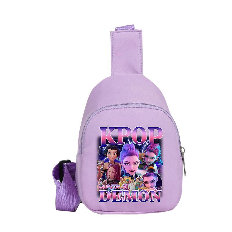 Animation Cartoon Printing Korean Version Trend Lightweight Backpack Women'S Large-Capacity Primary And Secondary School Student Schoolbag