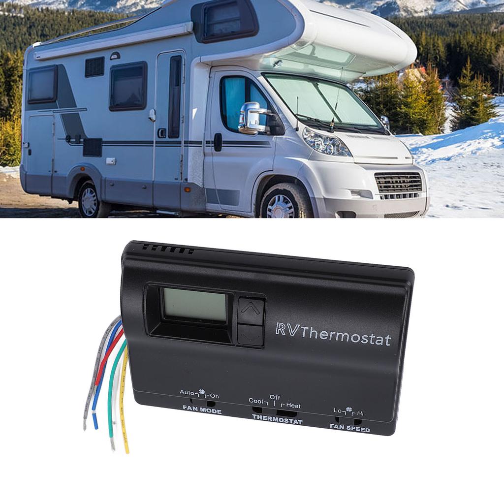 RV Thermostat Replacement Easy Installation 83303862 RV Digital Thermostat 3 Adjustment Modes for 8330-339 8330-368 8330-386