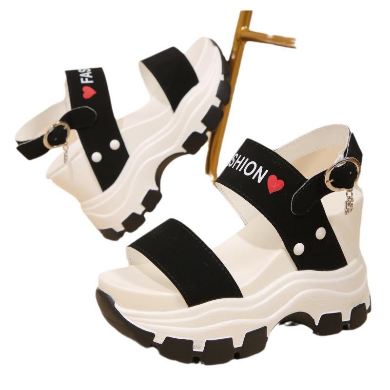 Женские сандалии Летние Супер Высокий Каблук Платформа Женские Туфли Девушки Толстая Подошва Ремешок с Пряжкой Дамские Сандалии Женские 2025