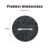 Car Water  Coaster Pad Non-slip Mat For Mercedes Benz AMG W204 W205 W203 W211 W212 W213 W201 W210 W124 W126 Auto Accessories ttt1