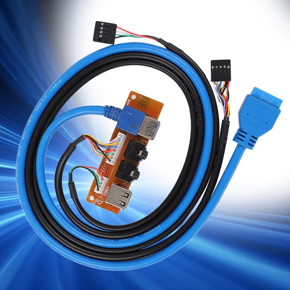 Computer Chassis Case Front Panel O Interface Panel USB3.02.0 with Cable