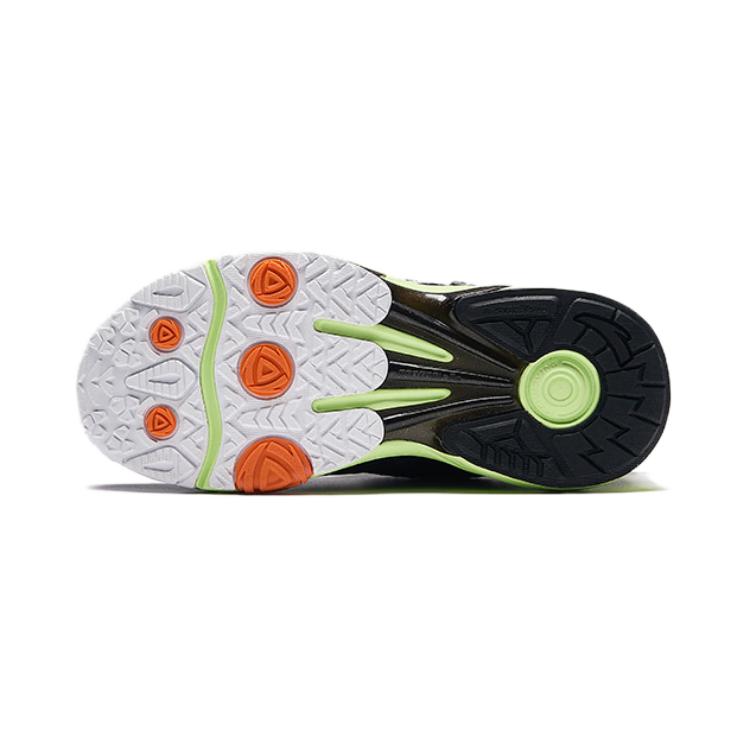 Anta Удобные простые амортизирующие износостойкие низкие детские кроссовки для бега детские кроссовки черные зеленые 312429963-9