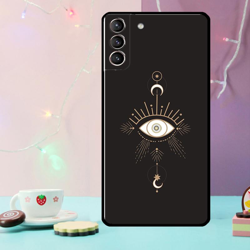 Чехол для телефона с защитой от сглаза и Хамсой для Samsung Galaxy S25 Ultra S20 S21 S22 S23 S24 Ultra Plus S9 S10 S25 FE