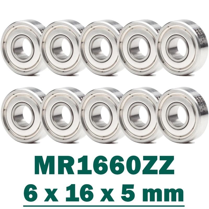 MR616ZZ Ball Bearing 6*16*5 mm ( 10 PCS ) R-1660HH Deep Groove Bearings MR616 Z B6-63Z MR1660ZZ R-1660ZZ