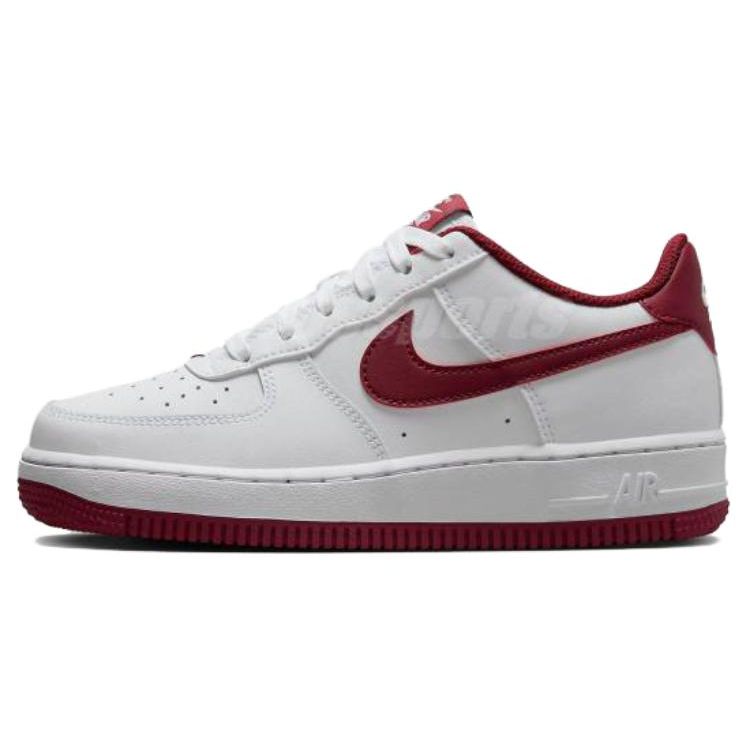 Nike Air Force 1 GS White Team Red Kids Sneakers FV5948-105