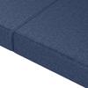 Folding Sofa Bed 180 x 67 x 45 cm Blue