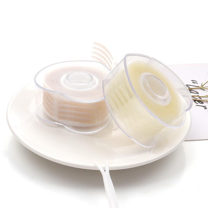 600pcs Invisible Double Fold Eyelid Sticker Double Eyelid Tapes Lift Strips Clear Gray Eyelid Stripe Big Eyes Beauty Tool