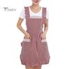 Модный дышащий моющийся фартук шеф-повара, двухслойный кухонный фартук с защитой от масла, женский фартук для ежедневного использования