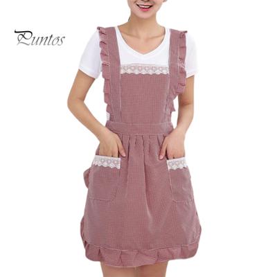 Модный дышащий моющийся фартук шеф-повара, двухслойный кухонный фартук с защитой от масла, женский фартук для ежедневного использования