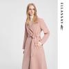ELLASSAY Women's Double-faced Wool Lapel Coat