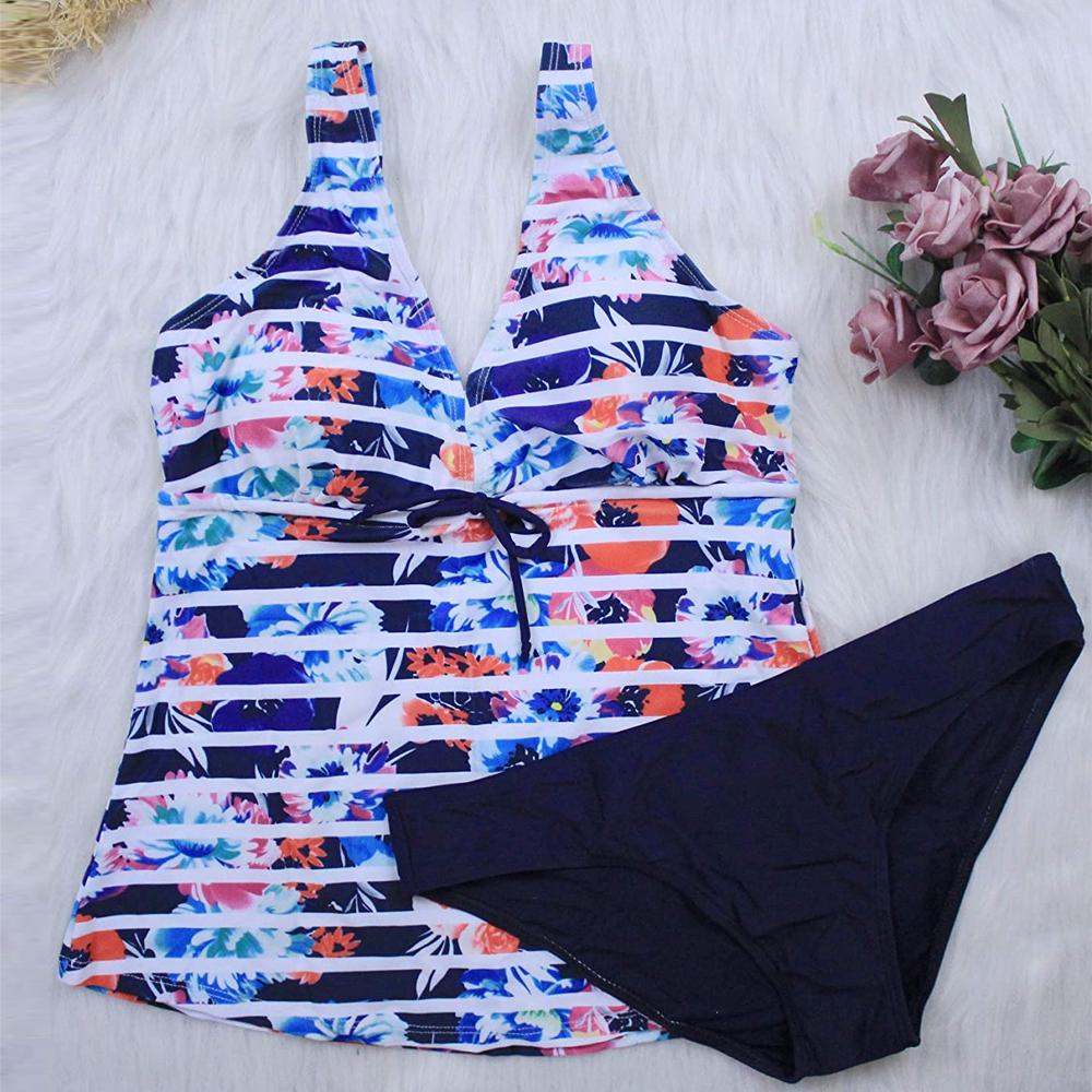 Bikinis 2023 Sexy Swimsuit Women Plus Size Tankini Sets Female Bandage Monokini Swim Vintage Beach Wear Bathing Suits