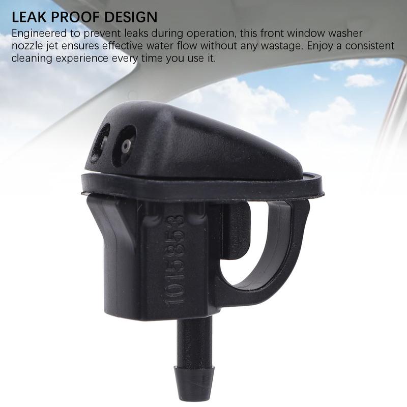 Windshield Washer Nozzle LR048709 Front Window Washer Nozzle OEM LR048709 Standard Seamless for Freelander 2 L359 2006 To 2015